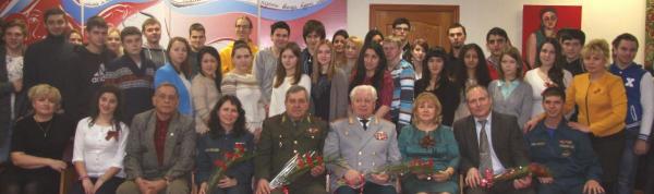 Встреча студентов МРСЭИ с сотрудниками военного комиссариата Московской области и Центра спасательных операции.